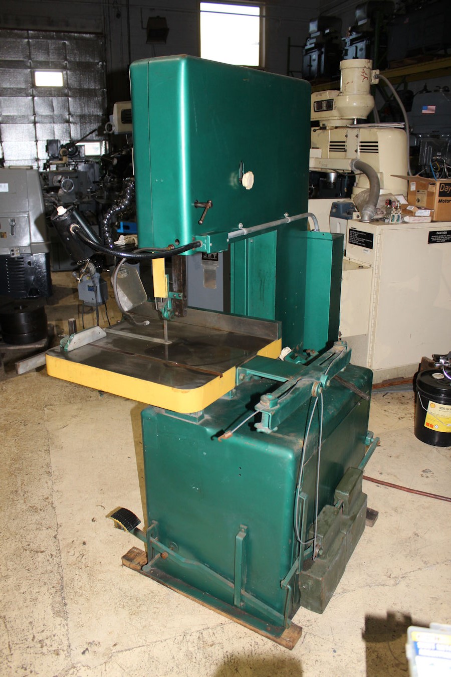 Powermatic 87 20" Vertical Band Saw Rip Fence Miter Gauge Circle